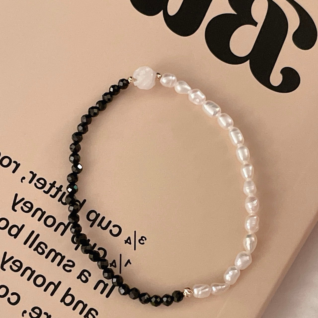 Rose Pearl Banding Bracelet