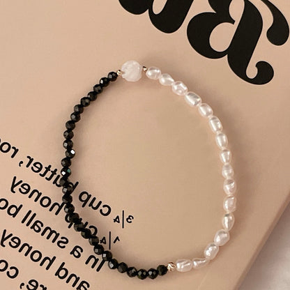 Rose Pearl Banding Bracelet