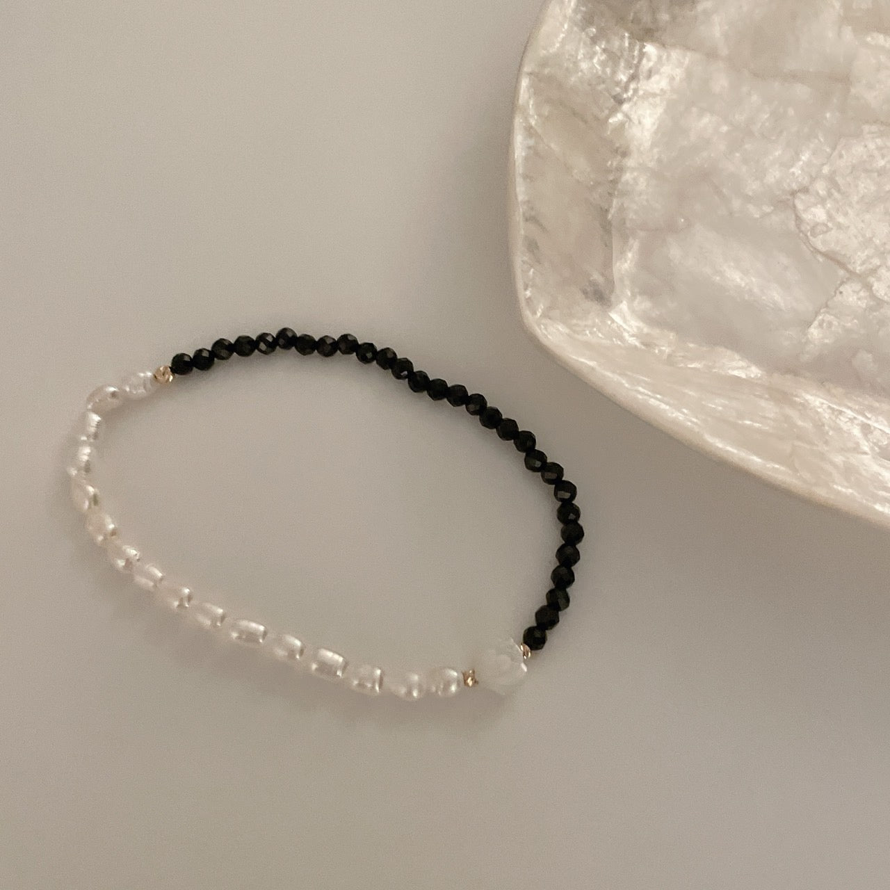 Rose Pearl Banding Bracelet