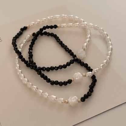 Rose Pearl Banding Bracelet
