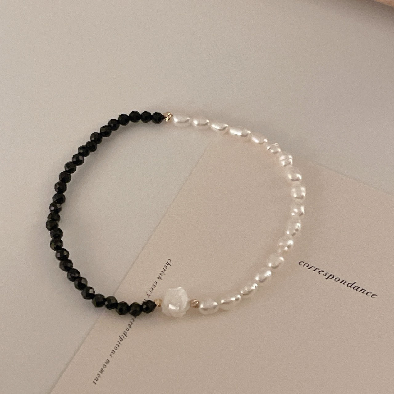 Rose Pearl Banding Bracelet
