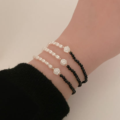 Rose Pearl Banding Bracelet