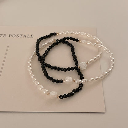 Rose Pearl Banding Bracelet