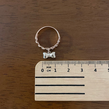Bow Charm Ring