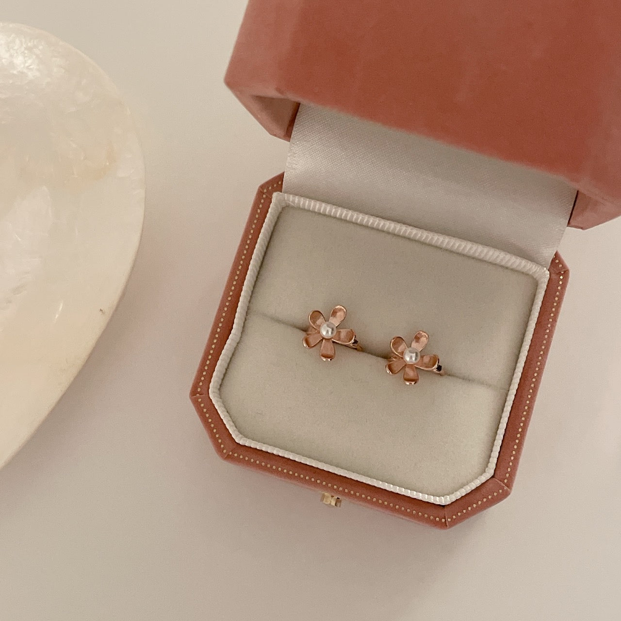 Flower Pearl Earrings