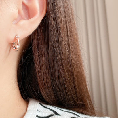 Wavy Hoop Earrings