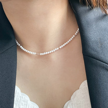 Crystal Pearl Necklace
