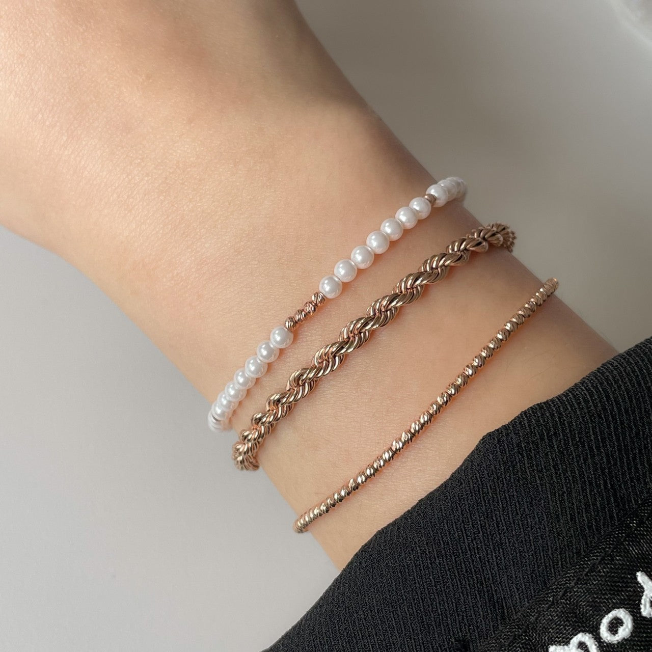 Crystal Pearl Bracelet