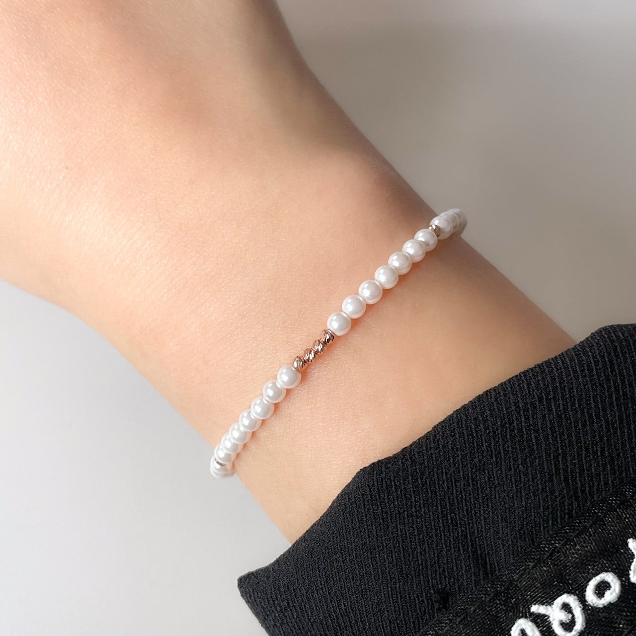 Crystal Pearl Bracelet