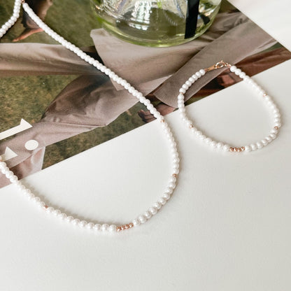 Crystal Pearl Bracelet