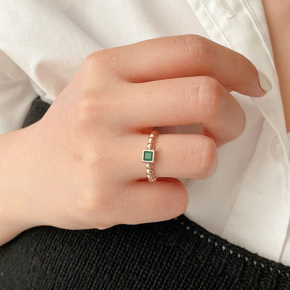 Green Onyx Antique Ring