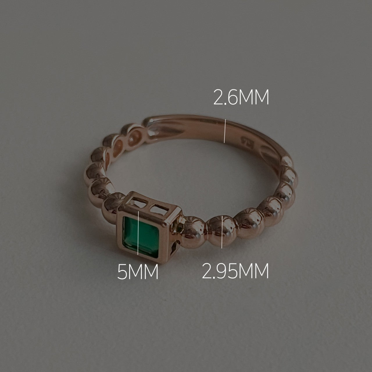 Green Onyx Antique Ring