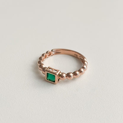 Green Onyx Antique Ring