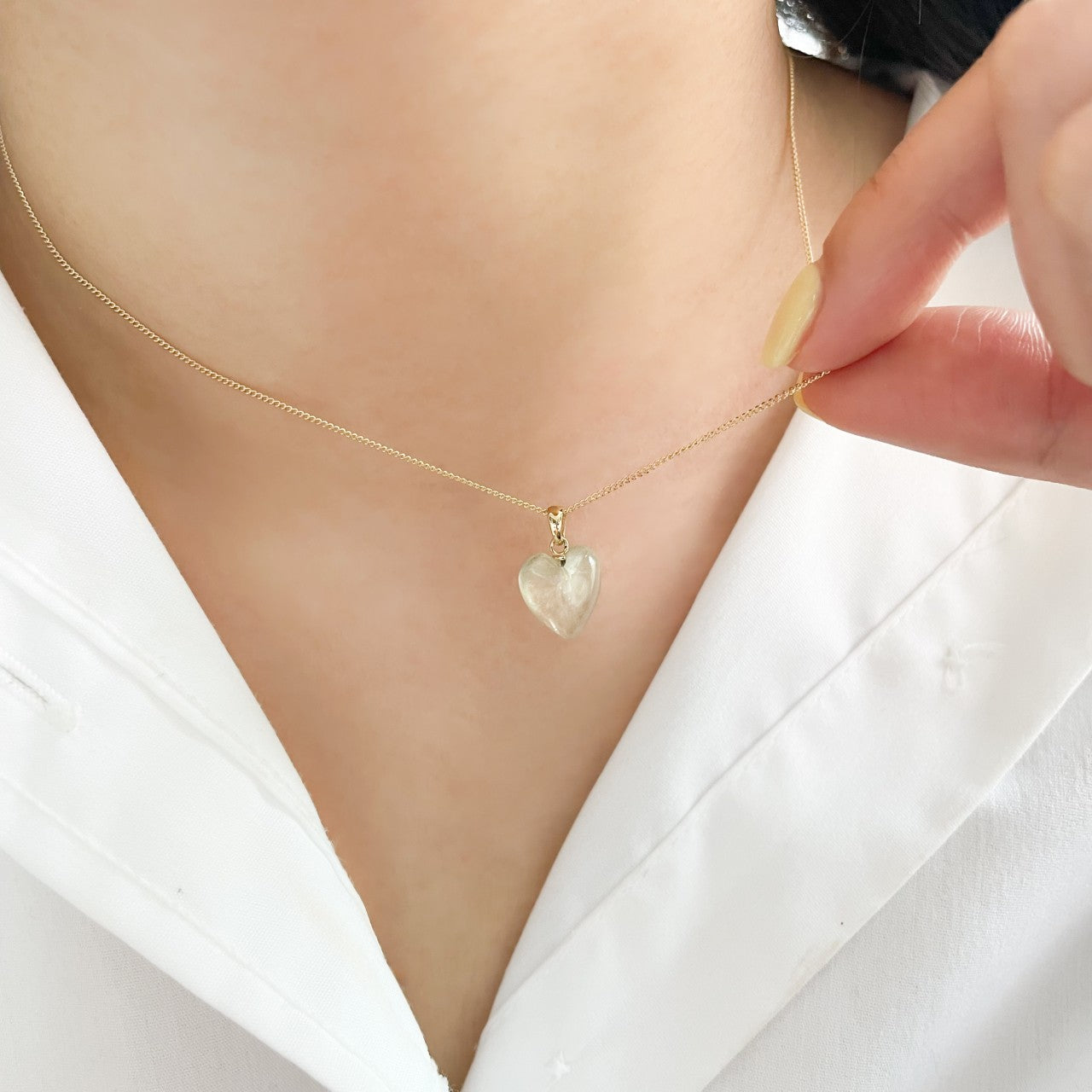 Heart Gemstone Pendant