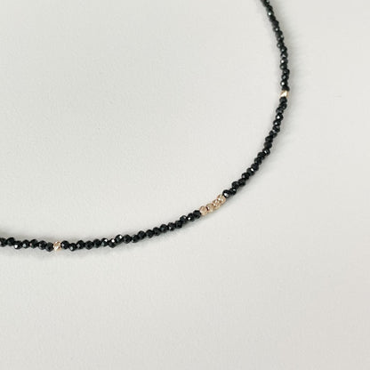 Black Spinel Necklace