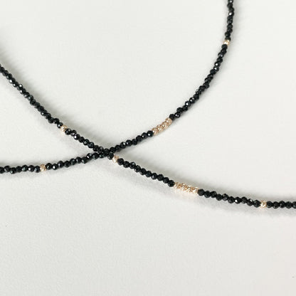 Black Spinel Necklace