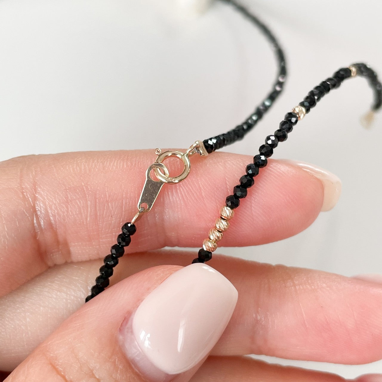 Black Spinel Necklace