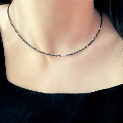 Black Spinel Necklace