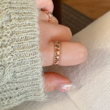 Heart Link Ring