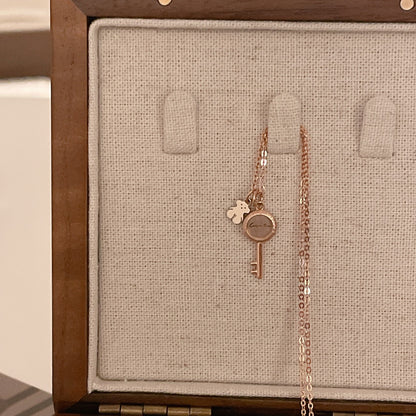 Key & Bear Necklace
