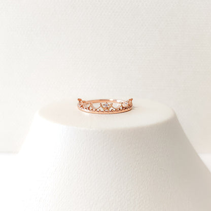 Crown Moissanite Ring