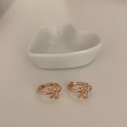 Bow Huggie Earrings