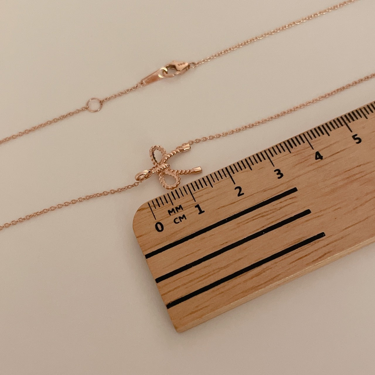 Rope Twist Bow Necklace