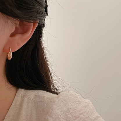 Rectangular Hoop Earrings