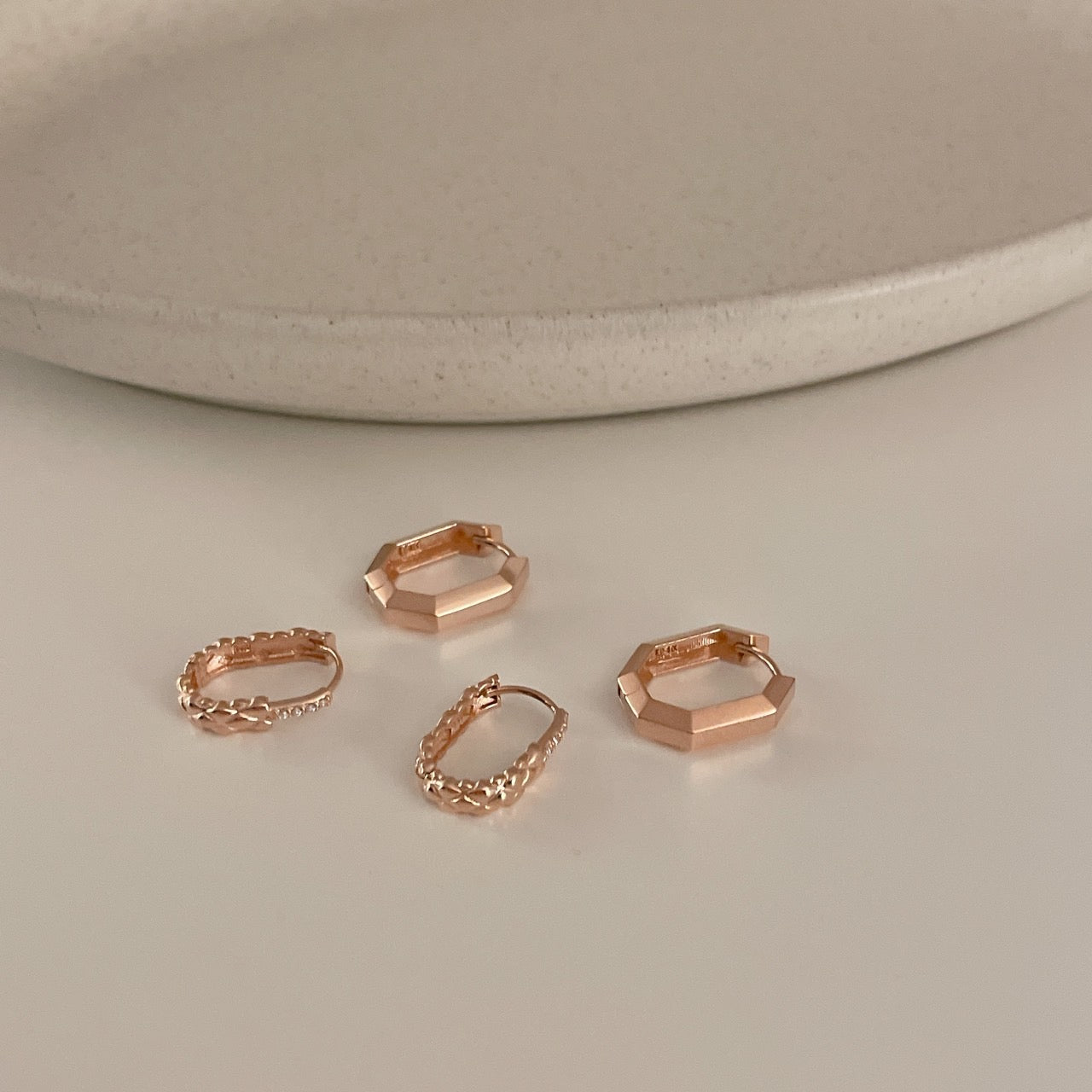 Rectangular Hoop Earrings