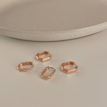 Rectangular Hoop Earrings
