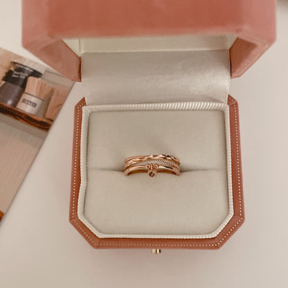 Cognac Dangle Ring