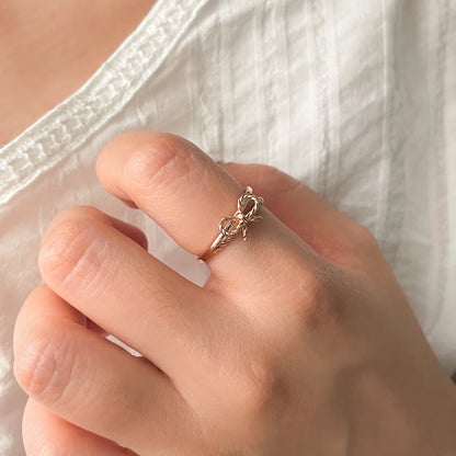 Double Layer Bow Ring