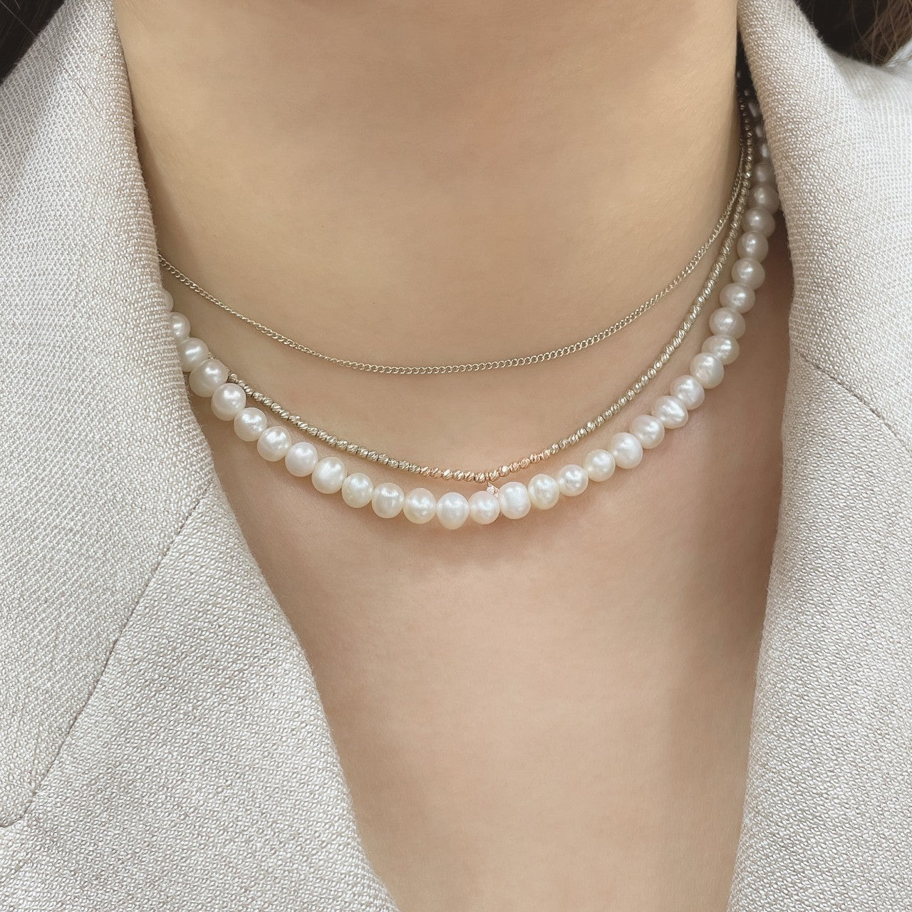 Potato Pearls Necklace