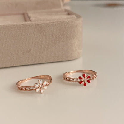 Epoxy Flower Ring