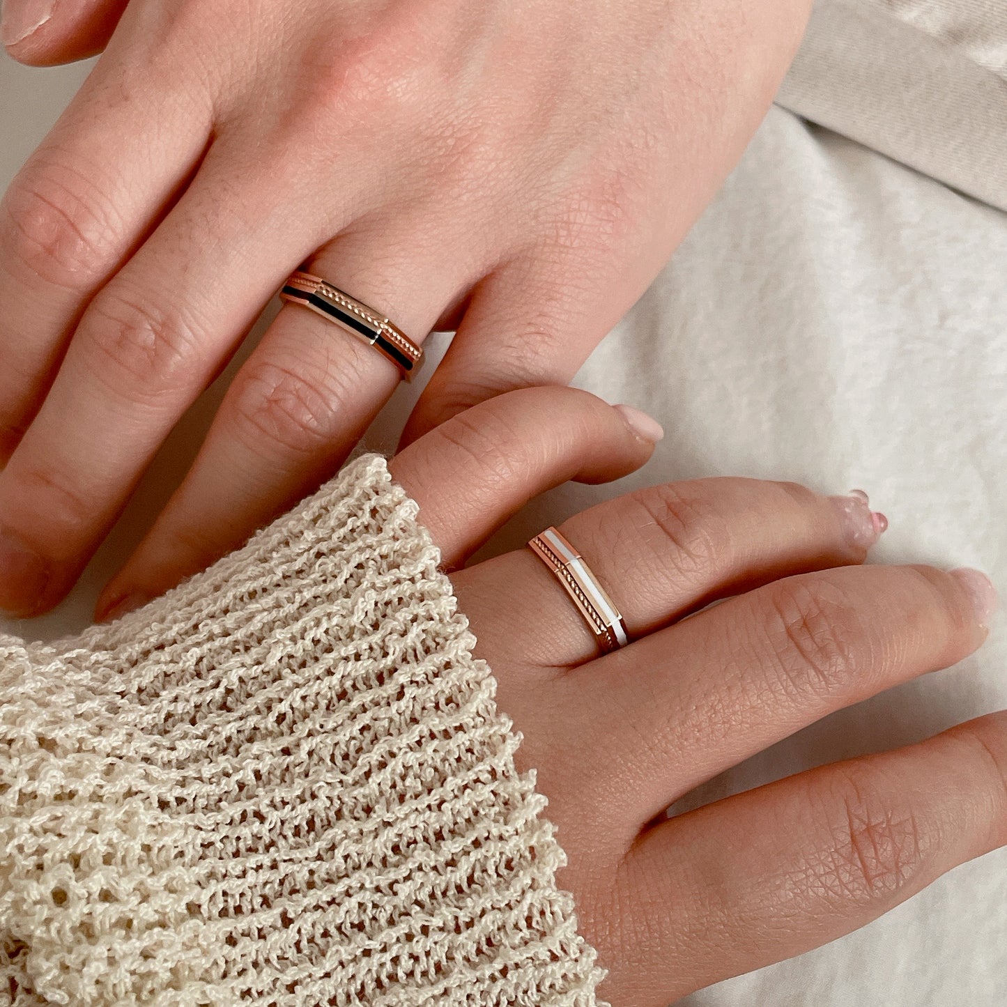 Epoxy Couple Ring Set