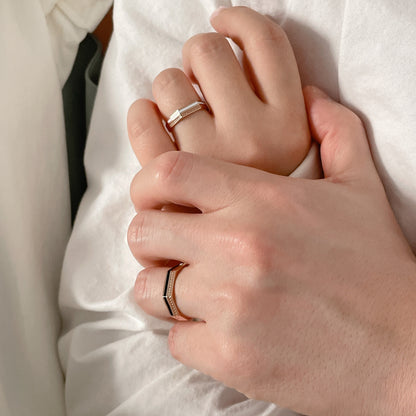 Epoxy Couple Ring Set