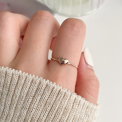 Slim Line Heart Ring
