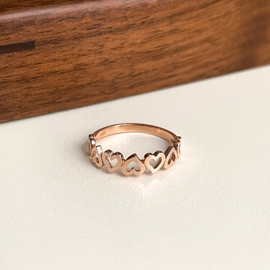 Heart Link Ring