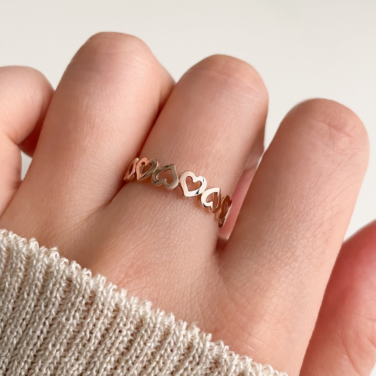 Heart Link Ring