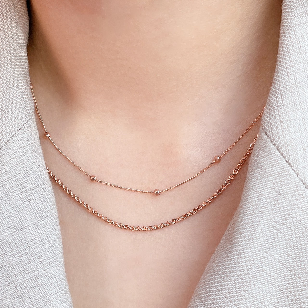 Double Row Necklace