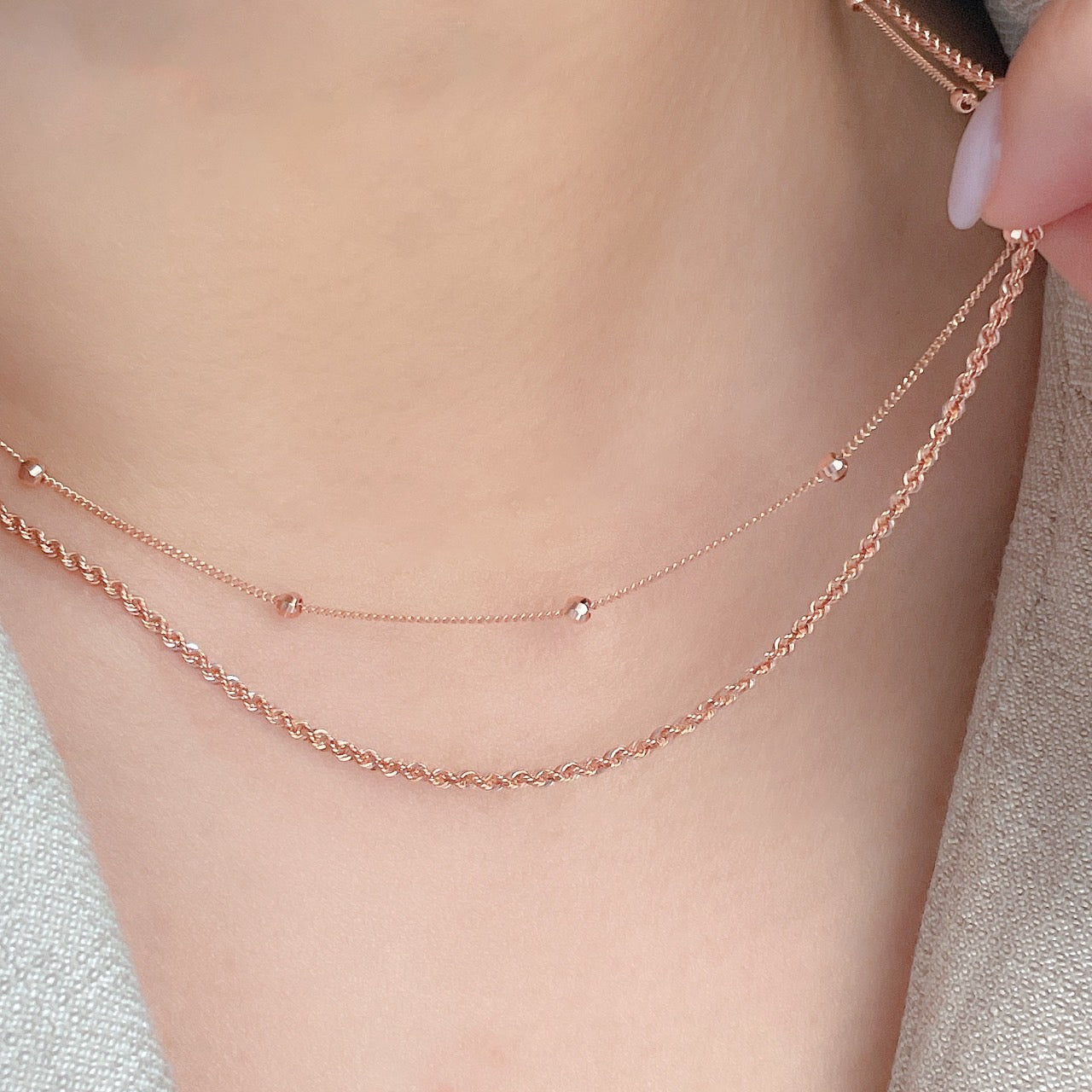 Double Row Necklace