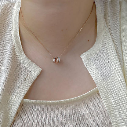 Three Ring Necklace
