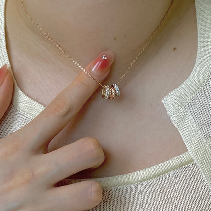 Three Ring Necklace