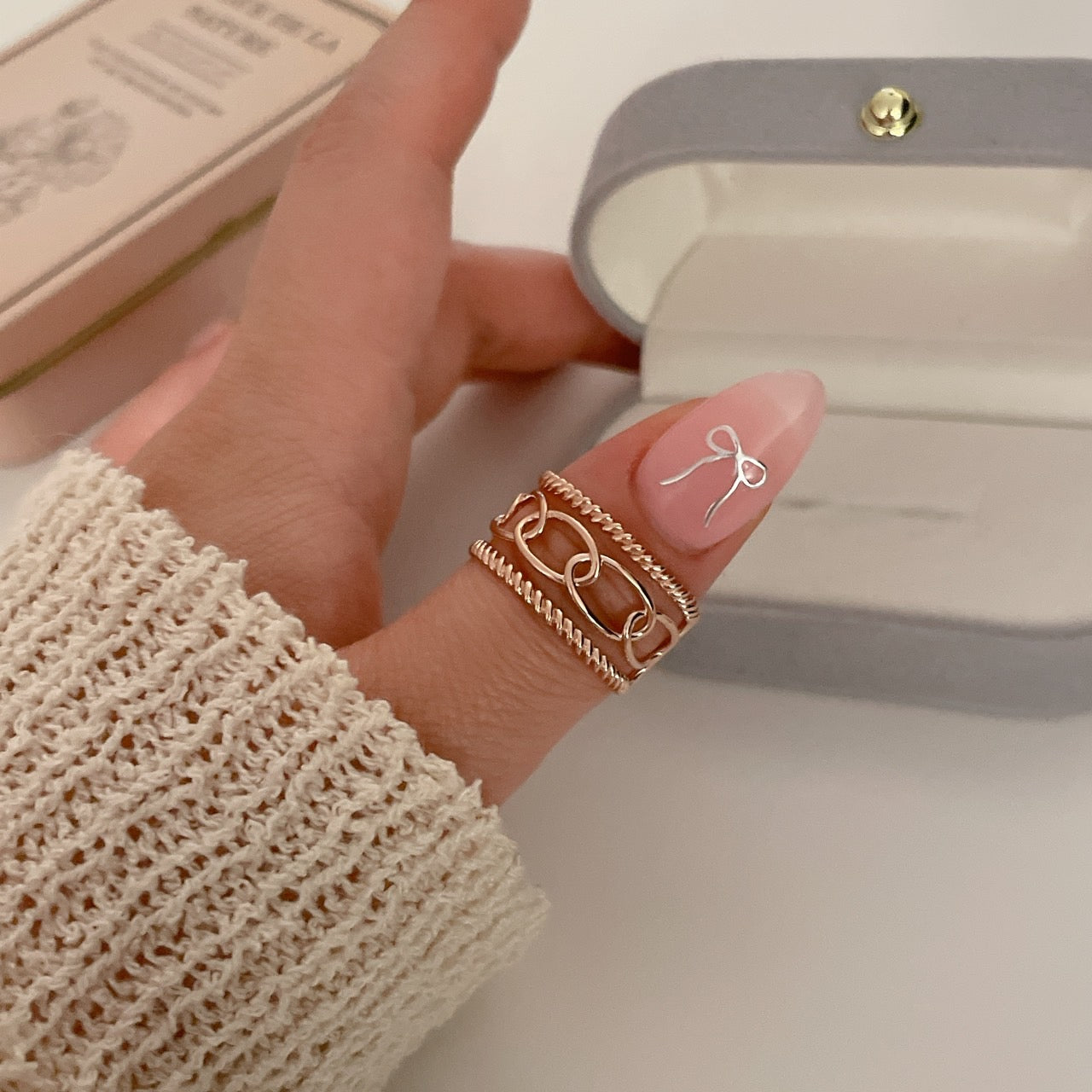 Geometirc Rope Ring