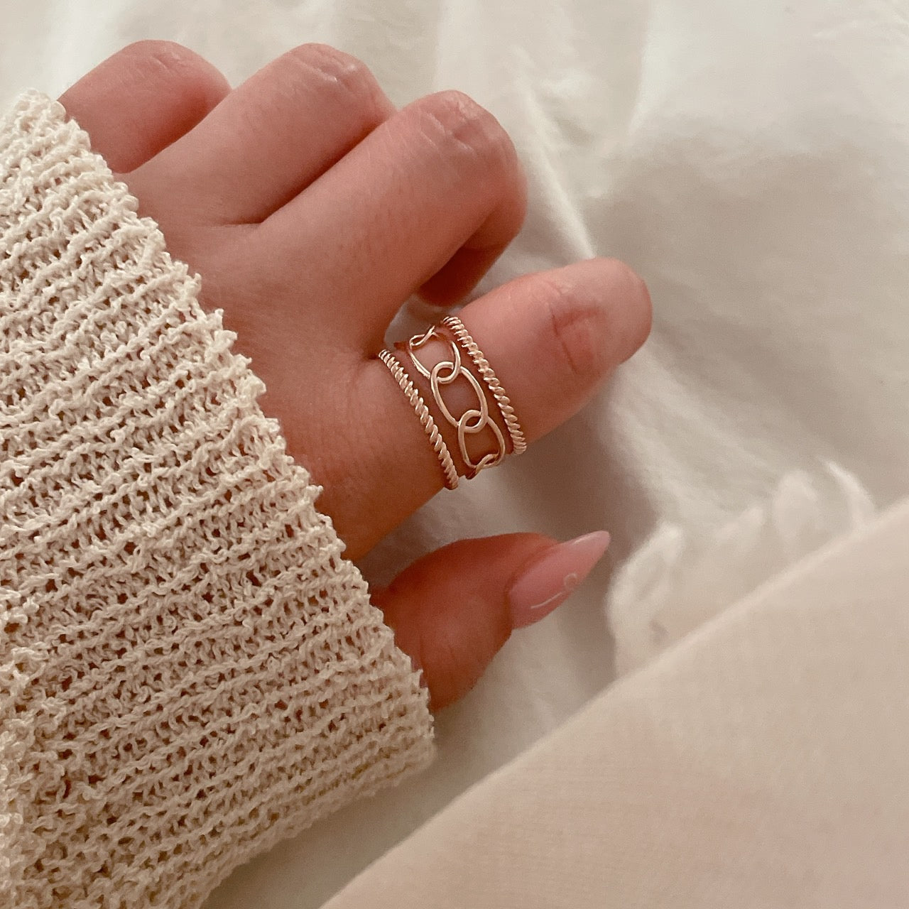 Geometirc Rope Ring