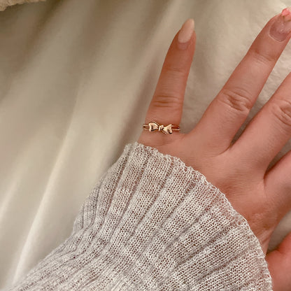 Bow Little Finger Ring