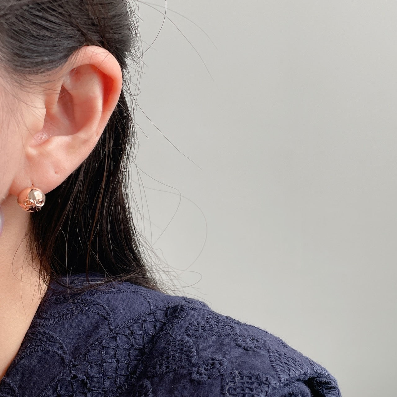 Bow Ball Earrings