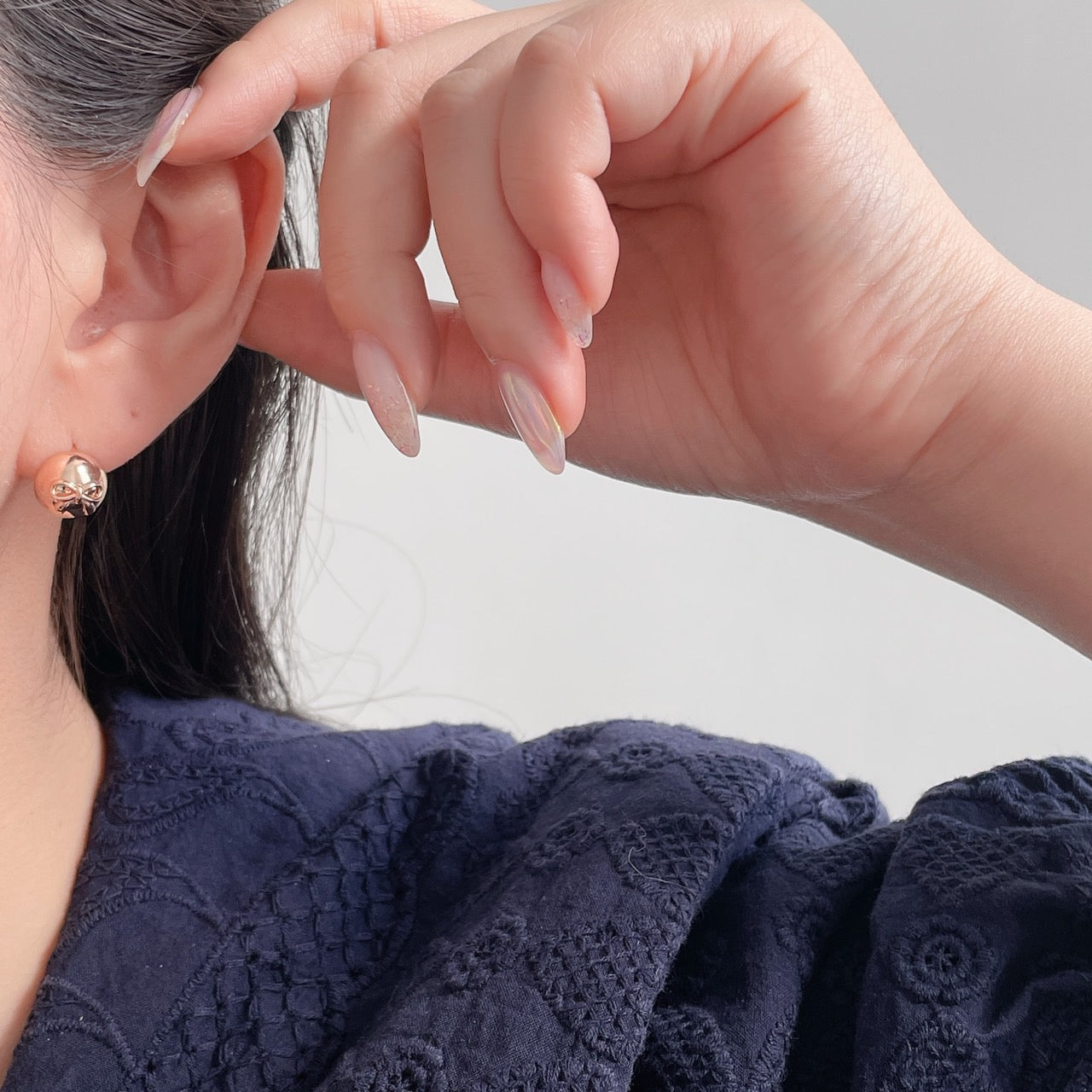 Bow Ball Earrings