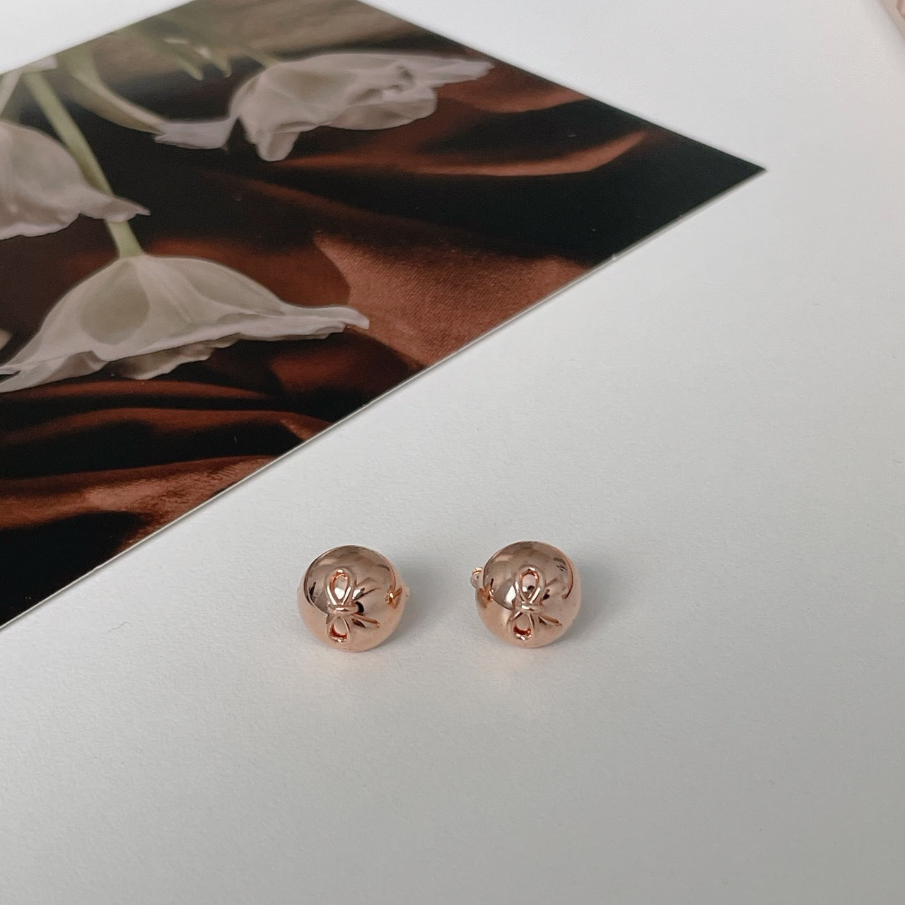 Bow Ball Earrings