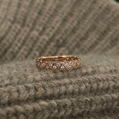 Heart Eternity Band Ring